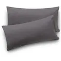 Blumtal Kissenbezug, Grau, Textil, Rechteckig, 80x40 cm, Oeko-Tex® Standard 100, Schlaftextilien, Bettwäsche