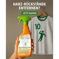Trikotharz Handball Entferner 750ml Spray | Effektive Entfernung von Harzrückständen auf Trikots & Sporttextilien Schonende Reinigung ohne Rücks...