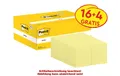 Post-it Haftnotizen notes, 51 x 38 mm, gelb, Promotion 16+4