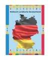 Malbuch für Kinder, malen und lernen Sie die Deutschlandkarte mit den Bundeslä