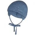 Sterntaler® Beanie OCS Beanie melange (1-St) Babymütze aus Singlejersey Beaniemütze unifarben blau 39 cm