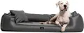 tierlando® Orthopädisches Hundebett GOOFY Kunstleder >>inkl. Matratzenschoner