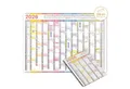 TOBJA Wandkalender A1 Kalender 2026 XXL Jahreskalender, Wandkalender 60x84cm Wandplaner Jahreplaner Urlaubsplaner