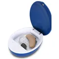 TalkJoy UV-C Trockenbox für Hörgeräte, Mini Trocknungsbox mit UV-Licht zur Reinigung, Entkeimung & Sterilisation, 3 bis 6h Trocknung, 1-Knopf Bedienung, Ideal für Reise & Zuhause