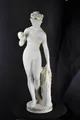 JVmoebel Skulptur Antike Marmor Statue Eva mit Apfel, detailreiche Dekofigur (Eine Frau mit einem Apfel 115cm Hoch -Material:Acryl), Made in Europa
