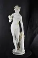 Antik Marmor Stil Statue Eva mit Apfel XXL Figur Statuen Skulptur Deko PG010