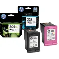 Original Tintenpatrone HP-305 Schwarz Color Black Farbe für Envy Deskjet Auswahl