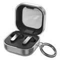Schutzhülle mit Karabiner für Galaxy Buds 4 / 4 Pro Bizon Case Cover Transparent