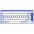 Logitech POP ICON KEYS, Mini, Kabellos, Bluetooth, Scherenschalter, QWERTY, Lila, Weiß - Lila/Weiß