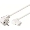 Kaltgerätekabel Nk 102 W-150, 1,5 M, Weiß - Goobay