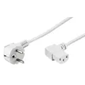 Goobay NK 102 W-150 1,5m weiss Netzkabel abgew. Schutzk # 96043