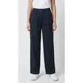 BOSS ORANGE Chinohose Taquina Premium Damenmode in lockerer Passform, Barrel Fit blau 40