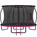 Thunder Gartentrampolin Ultra 366 cm 12 ft Innennetz 150 kg Rosa Schwarz - Rosa