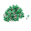 100 x 6mm2 Crimpkabel Endklemme Isolierte Schnürsenkel Ferrule Connector Grün