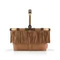 reisenthel carrybag western – Stabiler Einkaufskorb mit viel Stauraum und praktischer Innentasche – Elegantes und wasserabweisendes Design