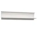 Newroom Wandboard Pinie Weiß Wandregal Landhaus Modern - 141,7x31,1x21,9 cm (BxHxT) - Bücherregal Hängeregal Wandpaneel - [Tambika.Four] Wohnzimmer Wohnstube Büro