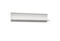 Newroom Wandboard Pinie Weiß 142 cm, Wandboard Pinie Weiß Landhaus Modern Wandregal Bücherregal Wohnzi...