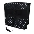 Aves-24 Fahrradtasche FAHRRADTASCHE Gepäckträgetasche Einzeltasche Tasche mit Tragegriff, 30. Uno - Polka Dots