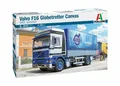 Volvo F16 Globe Trotter Canvas With Aufzug 1:24 Kunststoff Modell Kit Italeri