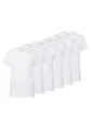 Fruit of the Loom T-Shirt (Packung, 6-tlg) aus Baumwolle, V-Ausschnitt, 6-teilig