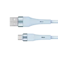 5901890107013 Kabel USB - microUSB 1 m silikonowy niebieski Kruger&Matz Basi