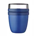 Lunchpot Ellipse Mini 420ml Blau Joghurt Becher mit Deckel