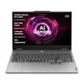 Lenovo LOQ Gaming AI Laptop | 15.6" Full HD 144Hz LCD Display |NVIDIA GeForce RTX 5060 | AMD Ryzen 7 250 | 16GB RAM | 1TB SSD | Win11 | QWERTZ | Luna Grau | Weiss beleuchtet | 3 Monate GamePass