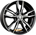 Momo Fast black matt 6.5x16 ET40 - LK5/100 ML72.3 Alufelge schwarz