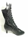 Pleaser Pink Label Divine-1050 Synthetik Stiefeletten schwarz UK8 Gr.41 Neu Ovp
