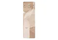 Bilderdepot24 Garderobenpaneel beige Aquarell Kunst Geometrische Formen - Regenbogenlandschaft (ausgefallenes Flur Wandpaneel mit Garderobenhaken Kleiderhaken hängend), moderne Wandgarderobe - Flurgarderobe im schmalen Hakenpaneel Design