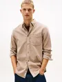 Tommy Jeans Langarmhemd TJM BABY CORD SHIRT EXT Cordhemd Regular Fit, Button-down-Kragen