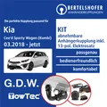 Für KIA Cee'd Sporty Wagon (Kombi) Typ CD 18- AHK abn +13pol sp. E-Satz TOP