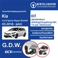 Für KIA Cee'd Sporty Wagon Typ CD 03.2018-jetzt AHK abn +13pol spez. E-Satz TOP