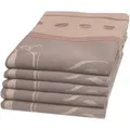 Zollner Geschirrtücher,, Braun, Textil, 50x70 cm, Oeko-Tex® Standard 100, Kochen, Geschirrtücher & Schürzen, Geschirrtücher