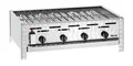 Gas Bratwurstgrill Kombibräter Grill mit Gewerbe-Gasanschluss-Set 4 Brenner neu