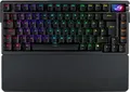 ASUS ROG Azoth Extreme - Tastatur - 75% - mit OLED-Display - hintergrundbeleuchtet - kabellos - 2.4 GHz, Bluetooth 5.1, USB-C - QWERTZ - Deutsch - Tastenschalter: ROG NX Snow (austauschbar im laufenden Betrieb)