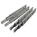 SOTECH 2 Paar (4 Stück) Vollauszüge KV1-45-H45-L750-NF 750 mm (eingeschoben) Schubladenauszug kugelgelagert Tragkraft 45 Kg