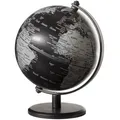 Mini-Globus „Gagarin“ – Design-Tischglobus 13 cm mit Metallfuß schwarz/silber