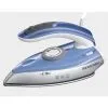 Severin Reisebügeleisen BA 3234 mit Dampffunktion, 1000W, Edelstahlsohle, klappbar, 50ml Tank, silber/blau BA3234