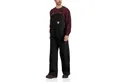 Carhartt Arbeitslatzhose FIRM DUCK INSULATED BIB (1-tlg) mit seitlichem Schnellverschluss von Knöchel bis Hüfte