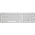 MX Keys S Tastatur, RF Wireless + Bluetooth, DE-Layout, Aluminium, Wei - Grau/Weiß