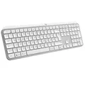Logitech MX Keys S (DE) Wireless Tastatur hellgrau Bluetooth mit Beleuchtung