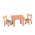 3PCS Tisch Stuhl HarzFertigkeit Micro Landschaft Ornament Feegarten Miniatur ...