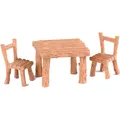 Miniatur Feengarten Dekoration für Tisch und Stuhl, 3-teiliges Set