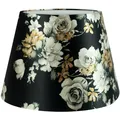 Lampenschirm Baumwolle | XL: Ø30 cm | Konisch | E14/E27 | Floral