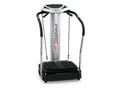Crazy Fit Massage Fitness Vibrationsplatte inkl. Bänder Silber