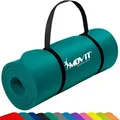 MOVIT Yogamatte Yogamatte 10/15 mm Dicke (1-St) grün 60 cm x 190 cm x 1.5 cm