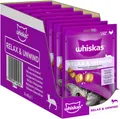 8x45g Whiskas Relax & Unwind Katzensnack Katzenleckerlis mit Huhn