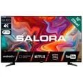 Salora QLEDTV series 50QLEDTV, 127 cm (50"), 3840 x 2160 Pixel, QLED, Smart-TV, WLAN, Schwarz - Schwarz