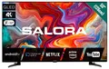 SALORA 50QLEDTV– 50 Zoll 4K Ultra HD-Fernseher – Smart TV mit Android, HDR10+, integriertem Chromecast, Dolby Vision, 3 HDMI-Anschlüssen –Energieklasse F– eleganter Smart TV mit 4K-Auflösung